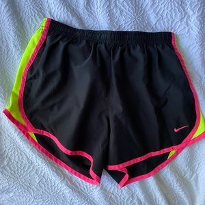 black nike shorts